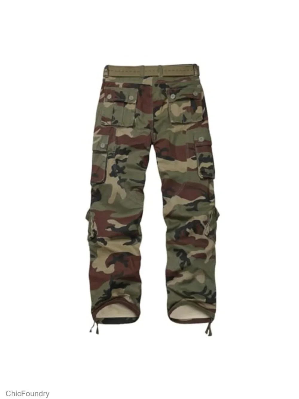 Men's Cargo Pants 8 Pockets Cotton Combat Tactical Work Pants Outdoor Military